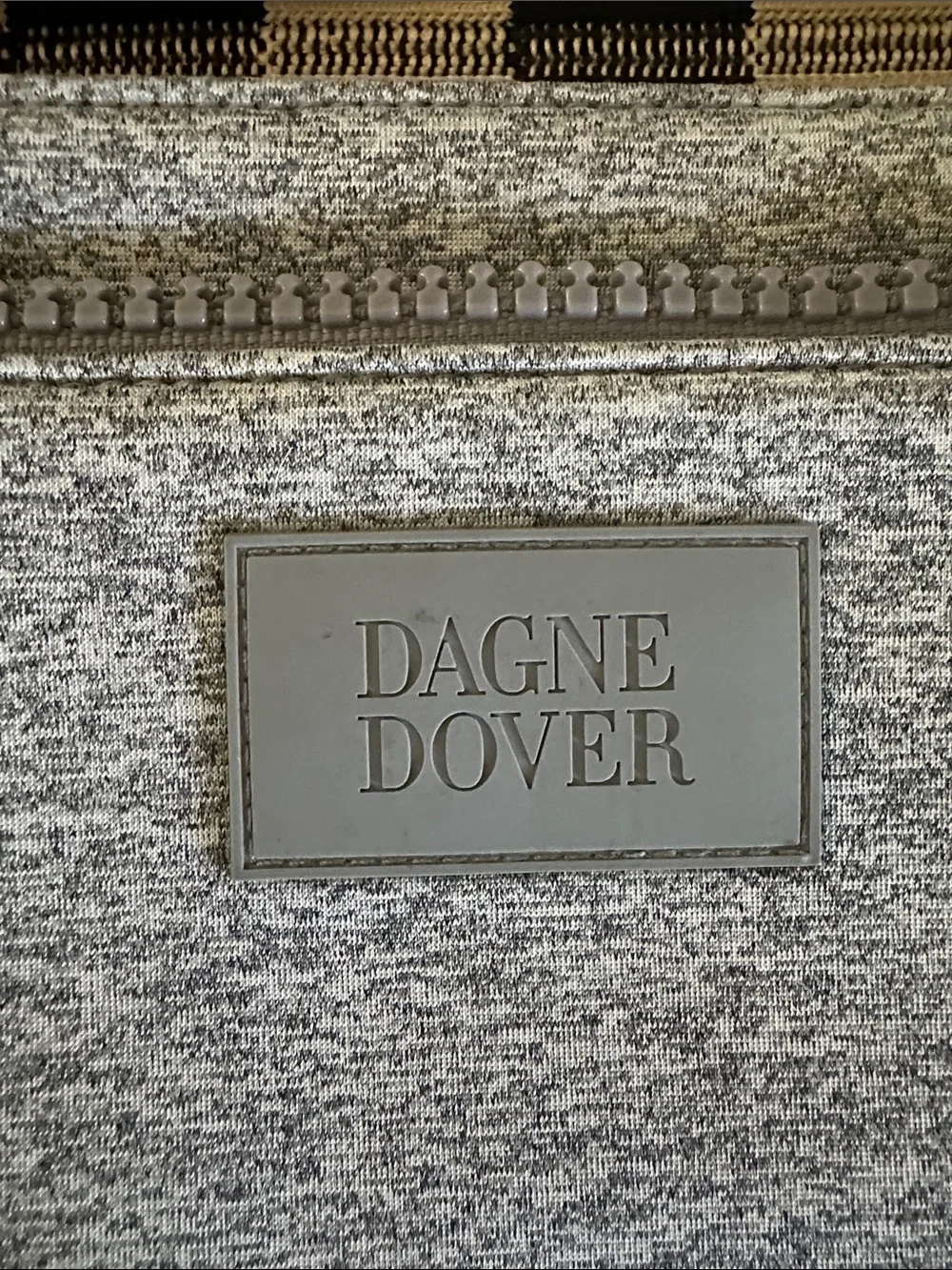 Dagne Dover Light Gray Men's Laptop Tote with Adjustable Strap